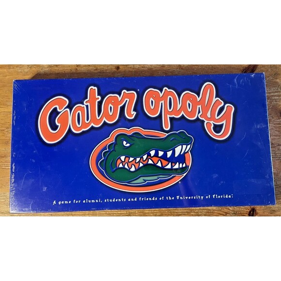 Gator opoly Board Game University Of Florida Gators Monopoly UF New Sealed - Picture 1 of 8